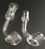 4mm Kalın 100% gerçek Kuvars Banger Çivi 45/90 Derece Kadın Erkek Kase 10mm 14mm 18mm Domeless Kuvars Tırnak Sigara Kase