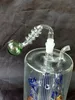 Le nouveau rond de pot multicolore, gros verre Bongs brûleur à mazout tuyaux en verre conduites d'eau tuyau en verre plates-formes pétrolières fumer livraison gratuite