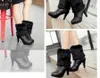 woman boots in Winter high Coarse heel round head20301233132073