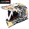 2016 Nouveau casque de moto hors route à double lentille LS2 MX436 casques de moto de motocross de course professionnelle en ABS taille L XL XXL