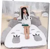 Dorimytrader japon Anime Totoro sac de couchage couverture grande peluche doux tapis matelas lit canapé Tatami cadeau sans coton DY610674772697