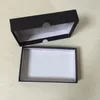 100 Stück schwarze Papierverpackung mit Geschenkbox. Papier-Geschenkverpackung, Größe 160 x 100 x 33 mm, 6,3 x 3,94 x 1,3 Zoll. Rechteckige Geschenkbox