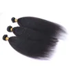 9A Mongolian Human Hair With Silk Base Closure Kinky Straight 3 Bundles With Closure Coarse Yaki Weaves With Silk Top Closure