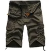 Groothandel-nieuwe 2016 Brand Men's Casual Camouflage Losse vrachtshorts Men Mengroot multi-pocket korte broek overalls 8 kleuren