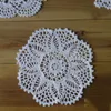 30 pezzi fatti a mano all'uncinetto modello 3 disegni centrini all'uncinetto tazza tappetini tovaglia sottobicchieri rotondo quadrante 20 cm colori personalizzati