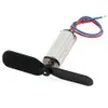 DC 3.7V 48000RPM Coreless Motor + Propeller voor RC-vliegtuig Helicopter Toy B00319