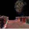 17M Solar String Light 8 modalità 100 LED Multi-Colors Luci natalizie a Led impermeabili per luci natalizie per interni ed esterni