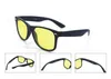 2016 Wholesale-2pcs/lot, Sportbrillen Männer Fahren Sonnenbrille Gelbe Linse Nachtsicht Fahren Gläser Reduzieren Blendung Schutzbrillen oculos de sol