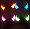 Acessórios de cabelo Luz Crown Chifre Designer Headband LED CLIP Hairpin Halloween Led Headband Luz Ox Bow Headwear