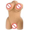 ML2 cor de carne 3d meio corpo torso de silicone bonecas do amor sexuais com brinquedos vainais anais para homens5775979
