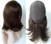 أفضل شعر بشري على التوالي 4 Best Sheitels 4x4 Silk Top Kosher Birest Mongolian Virgin Hair Haws Wigs Caps Caps Free