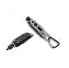 Multi-Function Magic Mini Skruvmejslar med LED-ficklampa Torch Outdoor Pocket Hand Tools Bottle Operner Multi-Tool Hex Bits Driver