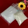 100pcs 15x22cm clear Thicken PE polyester ziplock bag, transparent grip zipper pouch, self-sealed plastic jewery bags-repeatable seal pocket