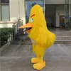 взрослая шерсть желтый большая птица костюм талисмана животных необычные платья партии хорошее качество бесплатная доставка может быть настроены
