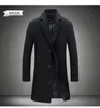 2016 höst och vinter mode nya män fritid slim trenchcoat / Herr långärmad ung man dust coat storlek M-5XL FY091