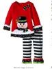 2016 baby Christmas outfit ragazze cervo albero di natale t-shirt + pantaloni volant 2 pezzi imposta bambini polka dot top bambini primavera autunno indossare vestito