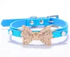 Pretty Bling Rhinestone Pet Cat And Dog Collar Chihuahua product Supplies Collars for dogs leash and harness sets for pets HJIA299