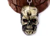 Cool 3D Skull Shape Metal Keychain Keyring Alloy Key holder Rings