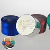 "DENGKE" Grinder Grinder in metallo Top Grinders per tabacco Diametro 50mm 4 Parti Mix Colori Herbal Tobacco CNC DHL Free