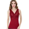 HEOLS VINTER KVINNOR Termiska underkläder Varmt tjock fleece Shapewear Sexig V Neck spetsar BH Kvinnor Soft Velvet Tank Cotton Soft BH 2012