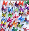 4cm Home Decoration Artificial 3D Butterfly Fridge Magnet Sticker Refrigerator Magnets KD