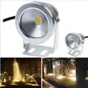 導かれた水中照明10WスイミングプールライトDC12Vクール /ウォームホワイトIP68防水フーテンプールランプ照明器具