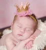 Princess Baby Girls Crown Tiara Opaska na opaskę na włosy tort urodzinowy Smash Zdjęcie nowe! Girls Crown Pasme HJ125