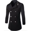 trench style pea coat