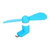 Mini USB Fan مرنة مرنة Super Mute Cooler التبريد من النوع C Android Samsung S7 Edge مع حزمة