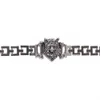 New Arrival Men Stainless Steel Bracelet Byzantine Style Men Jewelry Accessories Male Leopard Wolf Head Charm Wristband