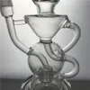 Recycler DAB RIGHT Wax Glas Bong Matrix Percark Oil Rigs Water Pijp Cyclon Quartz Banger Bowl Heady Bongs Vortex Hookah Pipes