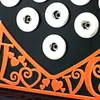 Le tout nouvel affichage de bouton instantané de 18 mm se tient à la mode Black Acrylique Heart avec lettre Interchangeable Bijoux Display Board5231359