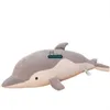Dorimytrader 90cm Giant Plush Emulational Dolphin Toy Stuffed Soft Big 35039039 Animal Dolphin Pillow Doll Nice Baby Gift D2388949