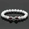 1PCS Natural Stone With Rose Tiger Eye Beads Micro Inlay Black CZ Beads Eagle Claw Beaded Bracelets
