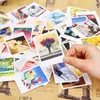 الجملة- 55 PCS / Lot Vintage Mini Cards تعيين تحية / شكرًا لك / بطاقة البركة / بطاقة الرسائل / اللوازم المدرسية للقرطاسية