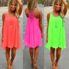 Mulheres Beach Vestido Fluorescência Vestido Verão Chiffon Mulheres Mulheres Vestido Estilo Verão Vestido Plus Size Mulheres Roupas