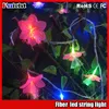 2016 nova chegada 10m 50lamps fibra conduziu luz de string para jardim, 4m luz de fibra óptica de plantador pergola decor led flor luz 2 pcs