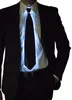 Неоновый светодиодный галстук для мужчины зажигают галстуки шеи для партии шоу 10 цветов доступны бесплатная доставка