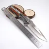 Cuchillo plegable Browning DA43, hoja 3Cr13, mango de palisandro, cuchillo táctico de titanio, cuchillo de supervivencia para caza de bolsillo, herramienta EDC para acampar