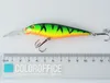 Super Quality 5 Colors 11cm 10.5g Hard Bait Minnow Fishing lures Bass Fresh Salt water 4 # hook Barbed hooks HJIA178