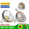 par38 led cob lumière E27 E26 PAR20 PAR30 PAR38 led ampoules lumière 10w 20w 25w Dimmable 85 ~ 265V chaud pur blanc froid spots led