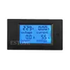 Wholesale-Free Shipping AC 80-260V LCD Digital 20A Volt Watt Power Meter Ammeter Voltmeter
