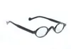 10 stks / partij kleine ronde leesbril Retro eyewear vrouwen en mannen zwarte leesbril + 1.0- + 3,50 gratis verzending