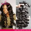 Dhgate 4 pçs / lote natural preto solto onda onda remy virgem humana extensão de cabelo superior qualidade maquinagem de cabelo malaio greaturemy transporte rápido