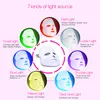 LED Facial Mask 7 Colors PDT Photon Face Skin Rejuvenation Wrinkle Removal Electric Anti-Aging Mask Therapy SPA Beauty Machine