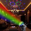 Party lights DISCO BALL 3w Led Strobe Stage lighting with remote controller for DJ Bar Karaoke Xmas Wedding Show Club Pub