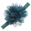 Nishine 4 pouces bandeau élastique en mousseline de soie fleur bandeau nouveau-né bandeau enfants chapeaux cheveux Accessories8221703