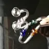 Tuyaux de fumée Hookah Bong Glass Rig Oil Water Bongs Pot de serpent gourde coloré