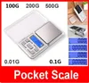 Mini Electronic Digital Scale Jewelry Scase Scales Balance Pocket Coin Gran Herb Gram ЖК -дисплей с розничной коробкой подсветкой 500 г/0,1 г 100 г/0,01 200 г/0,01