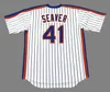 뉴욕 5 David Wright 7 Jose Reyes 9 Gregg Jefferies 41 Tom Seagver 29 Frank Viola 22 Ray Knight 13 Lee Mazzilli Staub 야구 유니폼